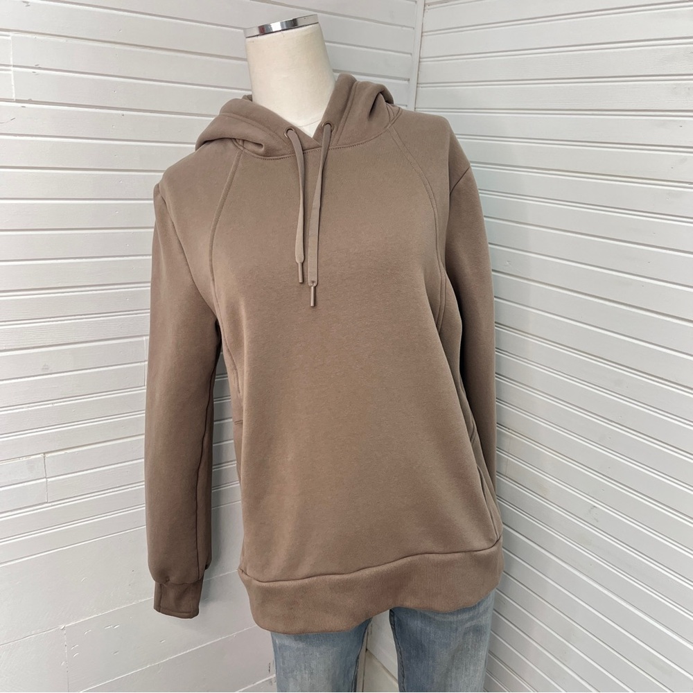 Athleta Taupe Pullover Hoodie